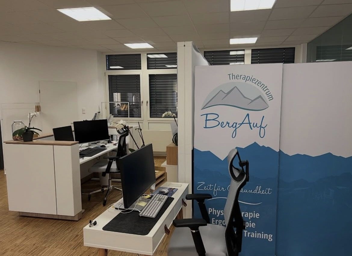 Gereinigte Büroräume im Therapiezentrum BergAuf durch H.A.S Reinigung